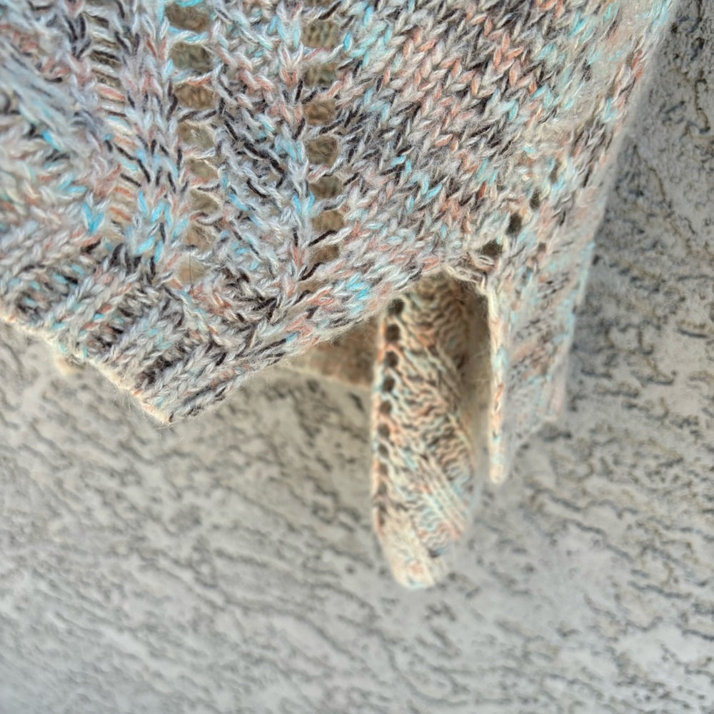 KERISMA Open Knit Long Sleeved Asymmetrical Sweater - Picture 9 of 9